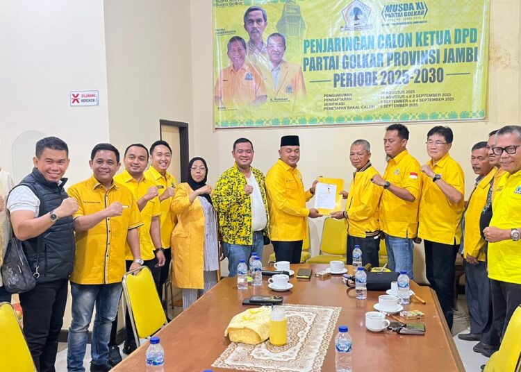Kantongi Lebih Banyak Dukungan, Agus Rubiyanto Bawa 15 Dukungan Daftar Golkar Jambi