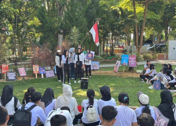FKPT Jambi Gelar Aksi Kampanye Simpatik dan Lomba Orasi di CFD Kota Baru, Tolak Radikalisme, Tolak Judi Online