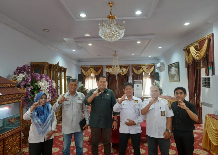 Sambut Tim Monev KI Jambi, Bupati Merangin Siap Bersinergi Dalam Keterbukaan Informasi