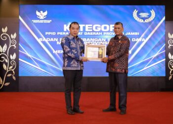 Catat Kemajuan, 14 OPD Pemprov Jambi Raih Predikat Cukup dan Menuju Informatif Keterbukaan Informasi Publik 2025