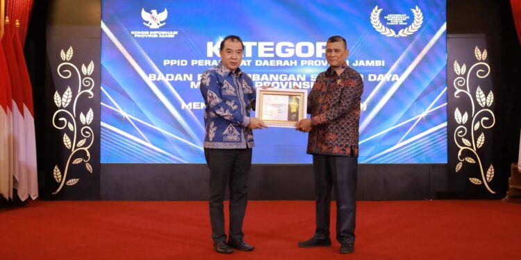 Catat Kemajuan, 14 OPD Pemprov Jambi Raih Predikat Cukup dan Menuju Informatif Keterbukaan Informasi Publik 2025