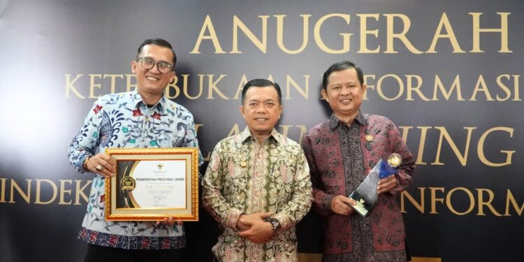 Anugerah Keterbukaan Informasi Publik 2025, Pemprov Jambi Raih Predikat Informatif