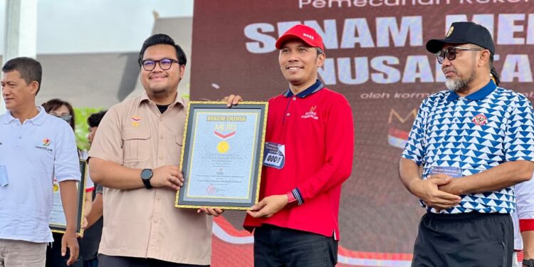 Keren…5.000 Warga Jambi Senam Melayu Nusantara Sambut HUT Jambi ke 69, KORMI Pecahkan Rekor MURI