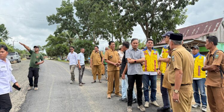 Reses Sarolangun, Edi Purwanto Cek Jalan Inpres di 5 Desa