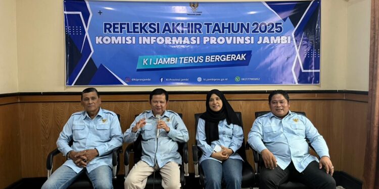 Refleksi Akhir Tahun 2025, KI Jambi Terima 32 Sengketa Informasi Naik 100 Persen