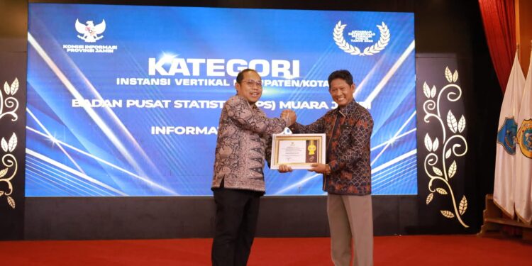 Keren.. 11 BPS Kab/Kota di Jambi Raih Predikat Informatif dalam Anugerah Keterbukaan Informasi Publik Provinsi Jambi 2025
