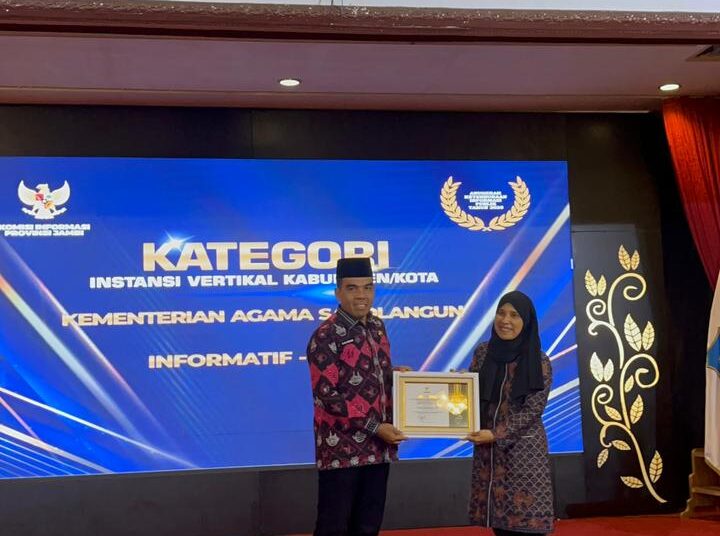 5 Kantor Kemenag di Jambi Raih Anugerah Keterbukaan Informasi Publik 2025, Kemenag Sarolangun Raih Nilai tertinggi