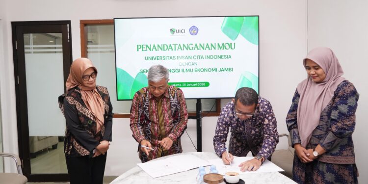 STIE Jambi Gandeng UICI Jakarta Kembangkan Pendidikan, Penelitian, dan Pengabdian
