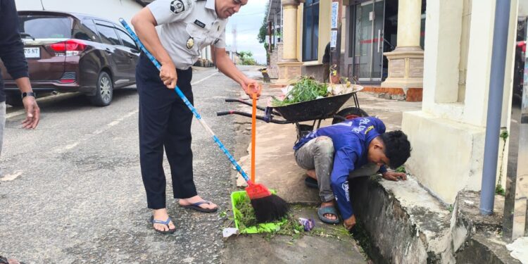 Sambut Bulan Suci Ramadhan, Lapas Kelas IIA Jambi Gelar Kerja Bakti