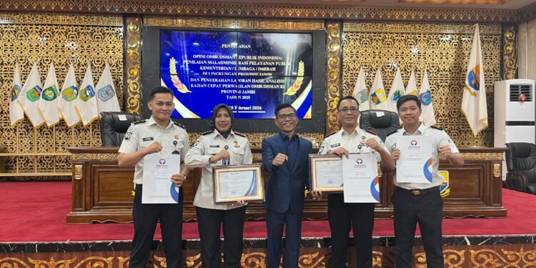 Keren…Pelayanan Lapas Narkotika Muara Sabak Raih Predikat “Sangat Baik” dari Ombudsman RI