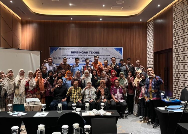 Hadirkan Ketua KI Jambi, LLDIKTI Wil 10 Sosialisasi Keterbukaan Informasi ke PTS di Provinsi Jambi