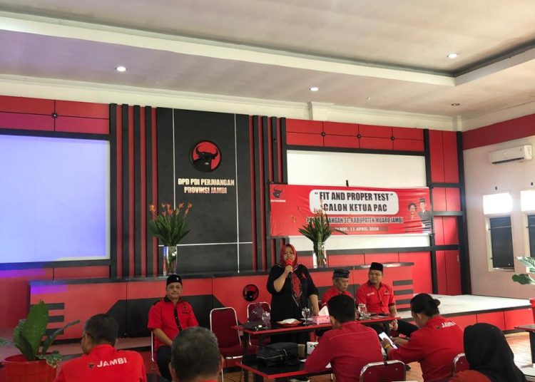 DPD PDI Perjuangan Jambi Rampungkan Fit and Proper Test Ketua PAC Se-Provinsi